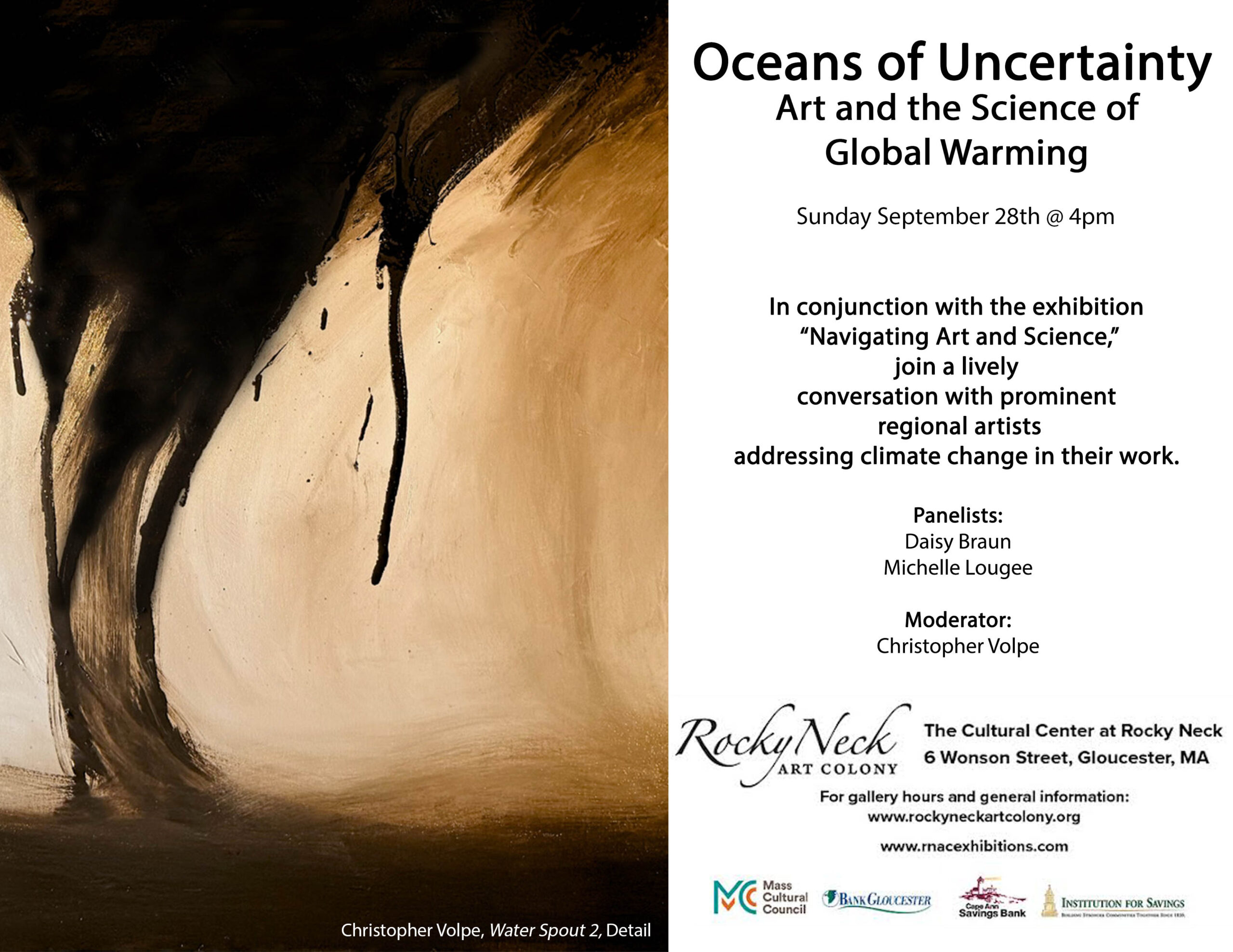 Artists Panel Discussion: Oceans of Uncertainty