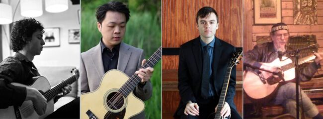 March Music Month at Rocky Neck, photos of  the four musicians